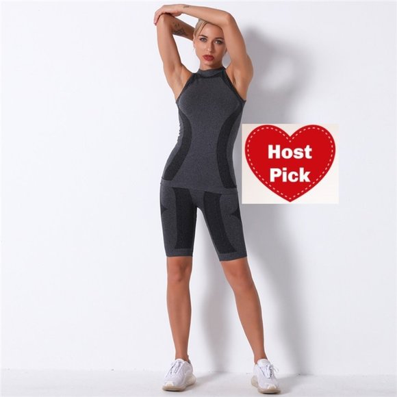 Compression Suit Shorts & Top - Activewear 2 piece set - Bermuda Shorts and Top - Picture 1 of 10